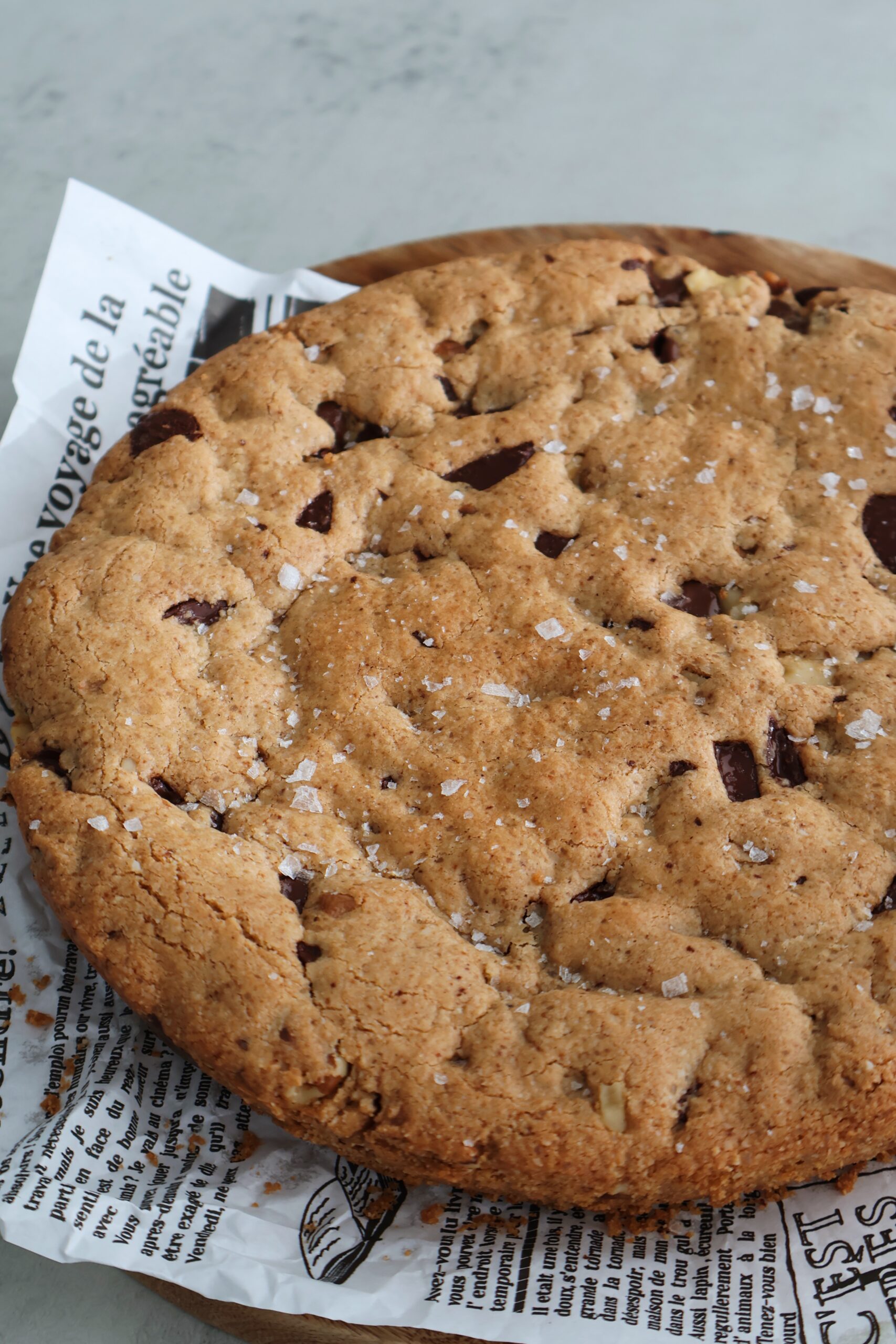 Brown Butter Walnut Cookie Skillet