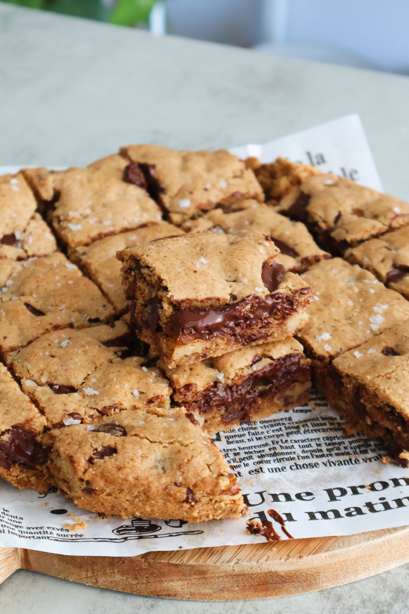 Brown Butter Walnut Cookie Skillet