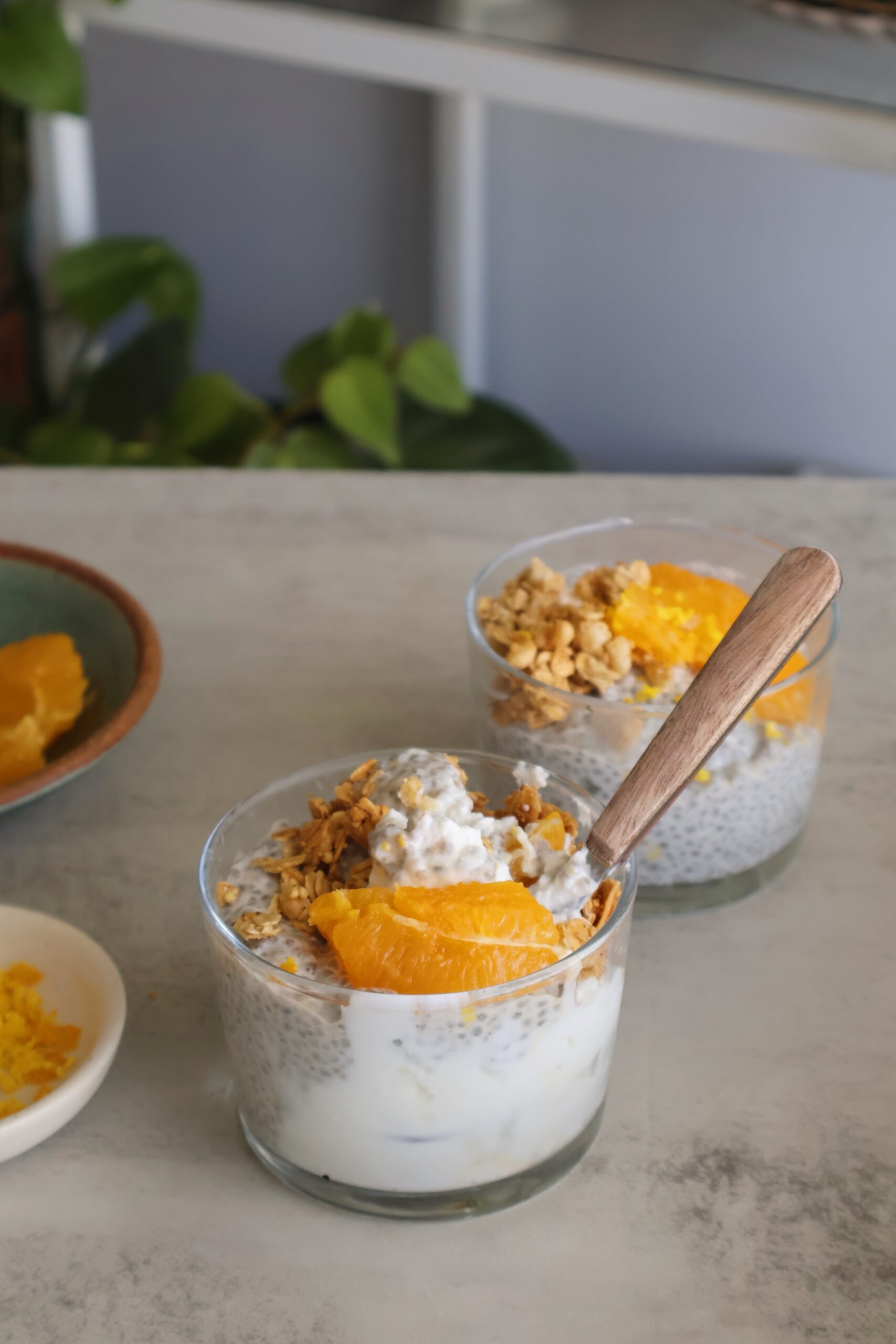 Orange Creamsicle Chia Pudding