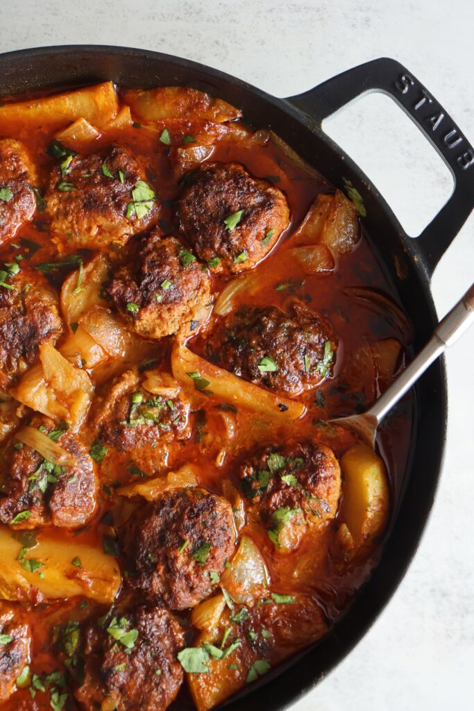 Meatballs and Potatoes