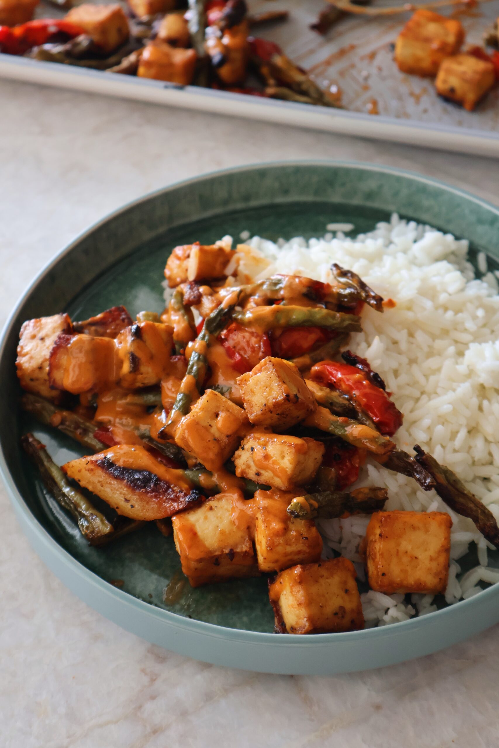 Tofu Veggie Sheet-pan