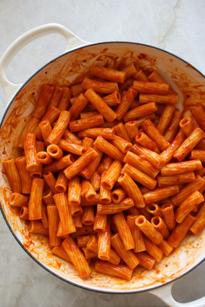 spicy rigatoni