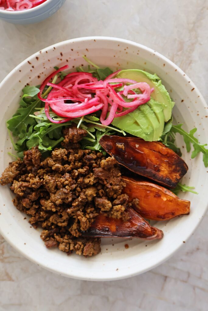 Hot Honey Beef Bowls