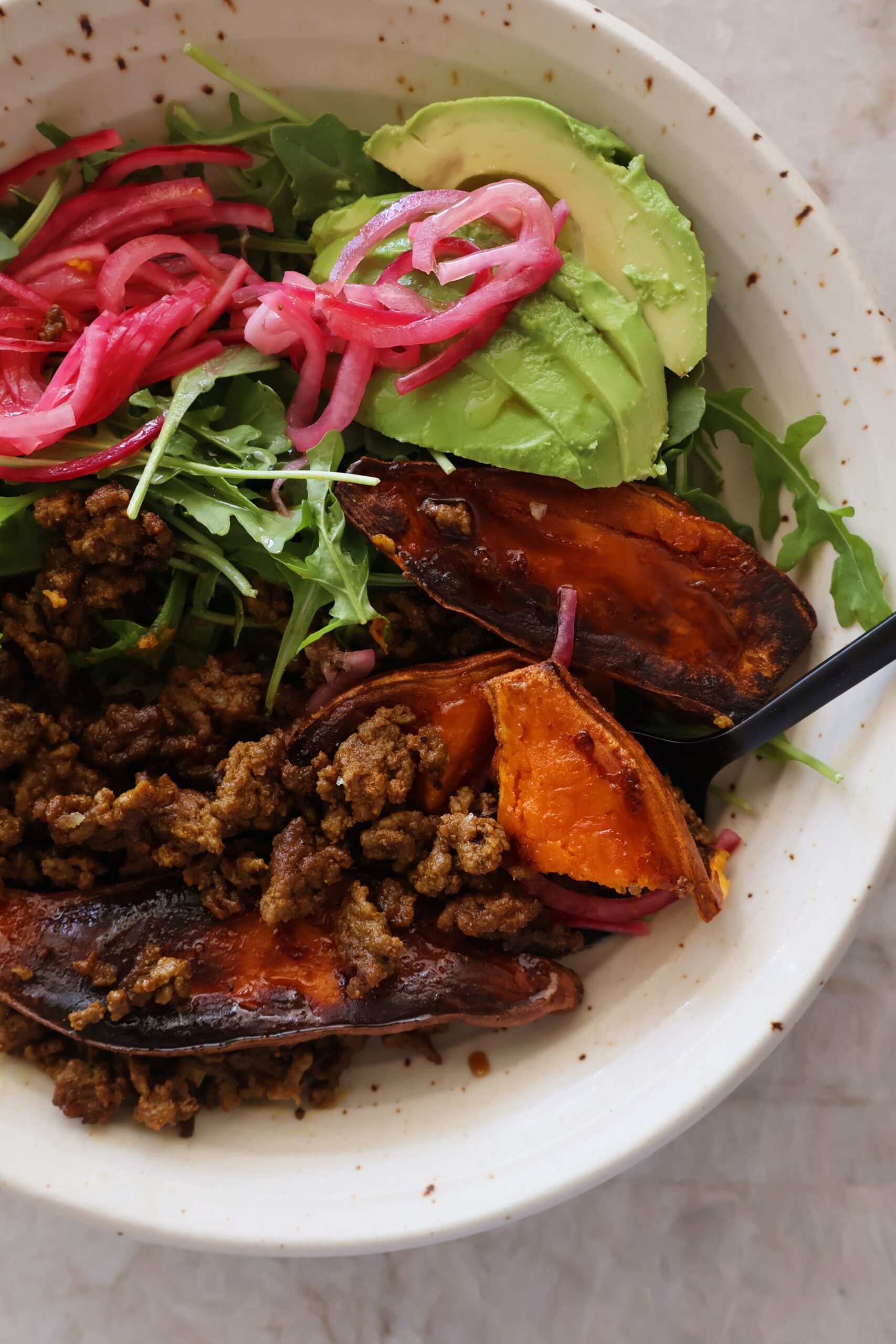 Hot Honey Beef Bowls