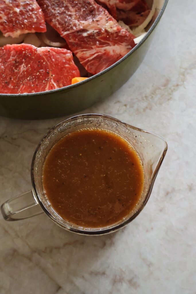 Apricot Glazed Flanken