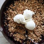 cherry berry crumble