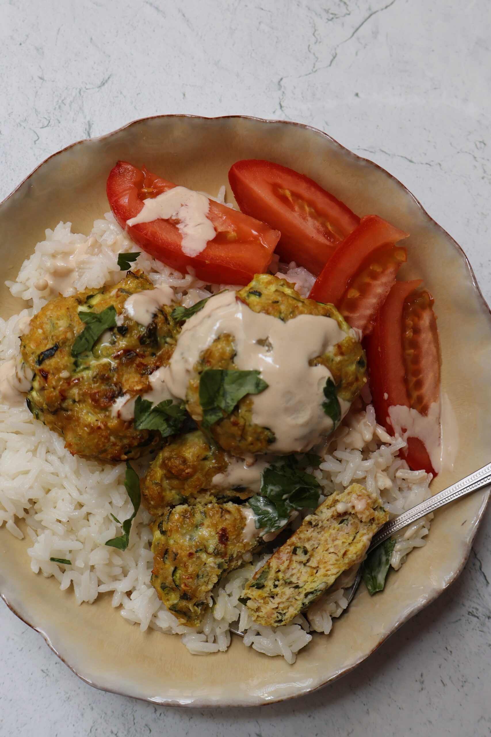 Zucchini Herb Chicken Meatballs