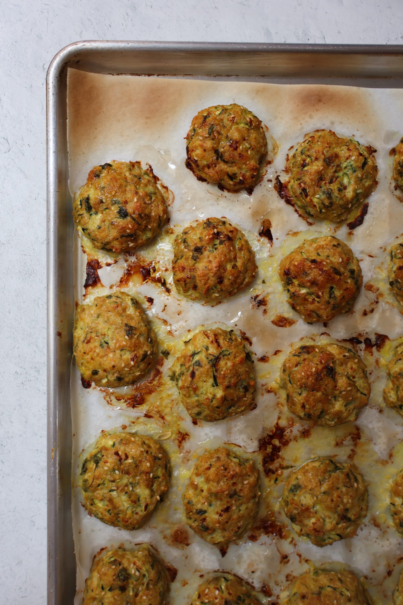 Zucchini Herb Chicken Meatballs