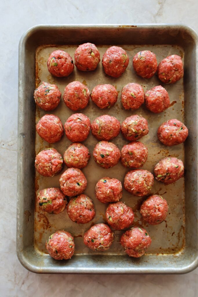 Mini Meatballs and Pearled Couscous