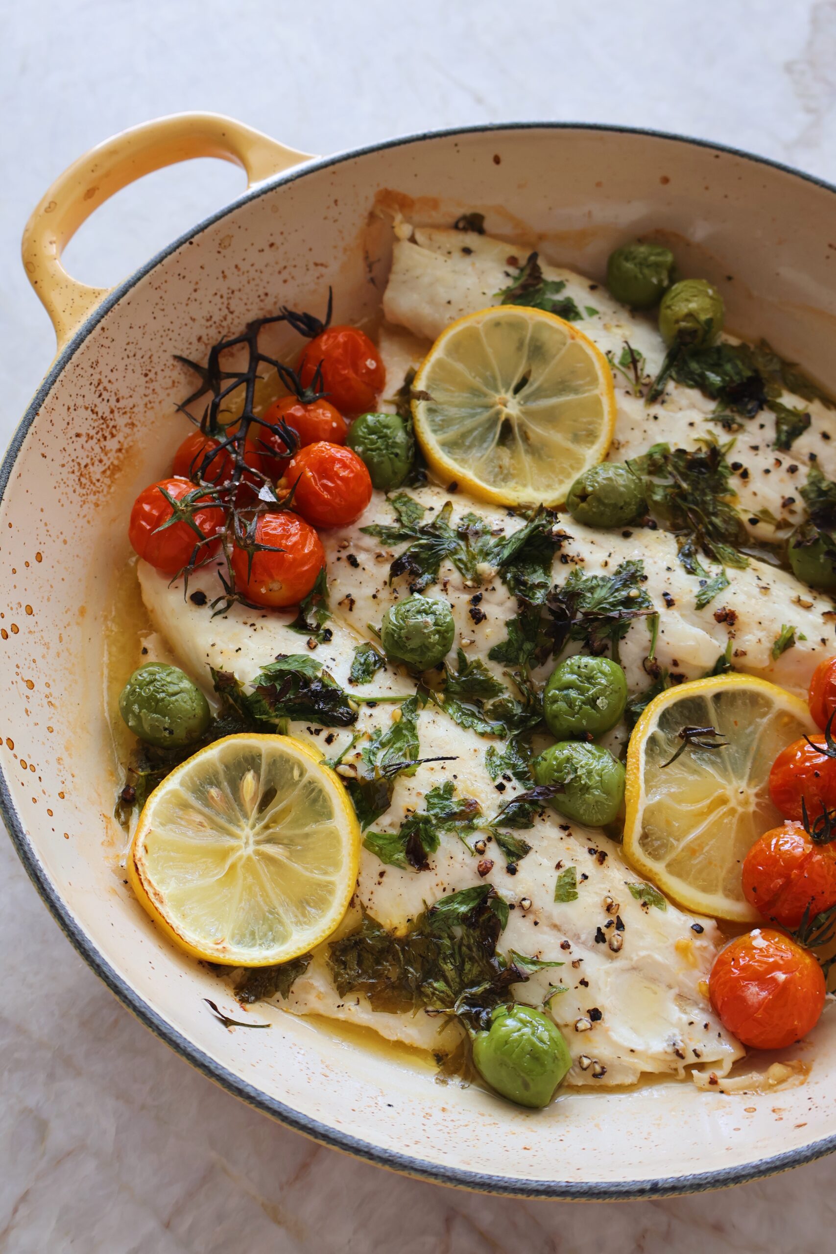 Lemon Branzino